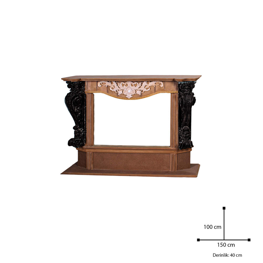 Şömine 150x40x100cm