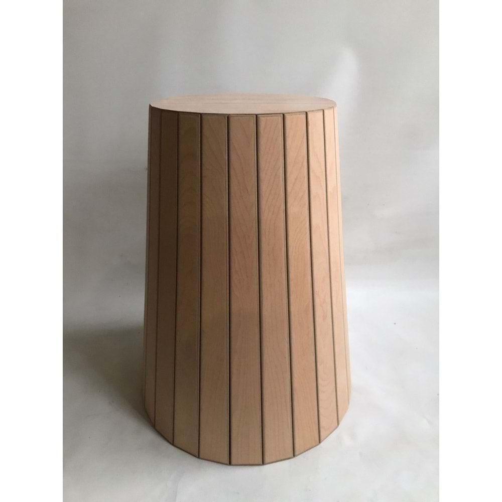 Masa Ayağı Huni Kayın Kaplama 38x58x74cm