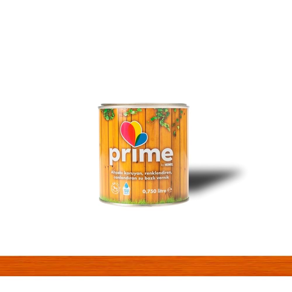 Hemel Prime Su Bazlı Ahşap Vernik - Tik İç-Dış Mekan 0,750 L