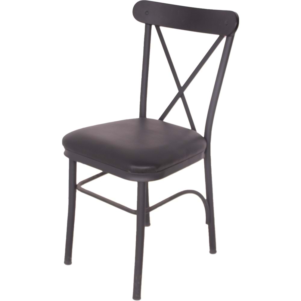 Sandalye Metal Thonet Siyah