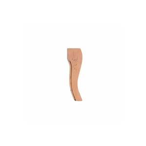 Ahşap Lükens Avangard Oymalı Ayak 8x8x30cm|Komodin Ayağı |Benç Ayağı