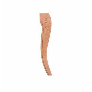 Ahşap Lükens Avangard Oymalı Ayak 8x8x45cm| Sehpa Ayağı| Masa Ayağı
