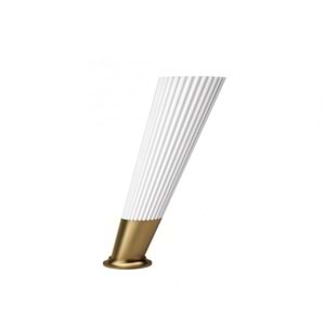 Plastik Ayak Suit Üst-Beyaz Alt-Altın Kaplama/Y549-2 230mm
