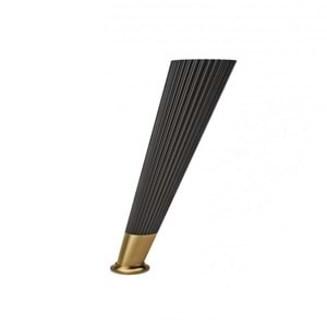 Plastik Ayak Suit Alt Siyah Alt-Altın Kaplama/Y549-1 230mm