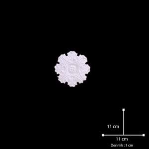 Polyester Döküm Aplik Ds206 11x11cm