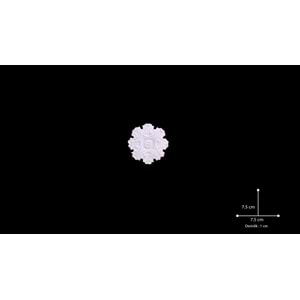 Polyester Döküm Aplik Ds208 8x8cm
