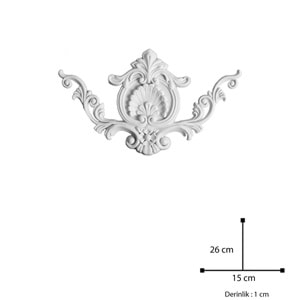 Polyester Döküm Aplik Pel7 26x15cm