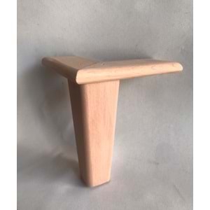 Ahşap Kare Kulaklı Ayak 6x6x16cm