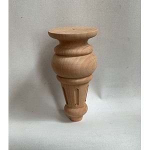 Ahşap Torna Fitilli Ayak No5 8x8x15cm