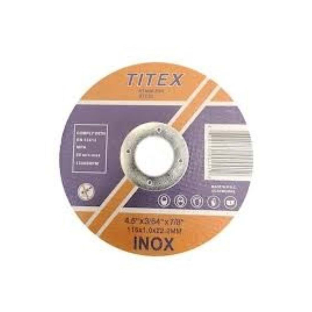 SPİRAL TAŞI 115 MM İNOX-ALÜMİNYUM KESİCİ (115*1.0*22.2)