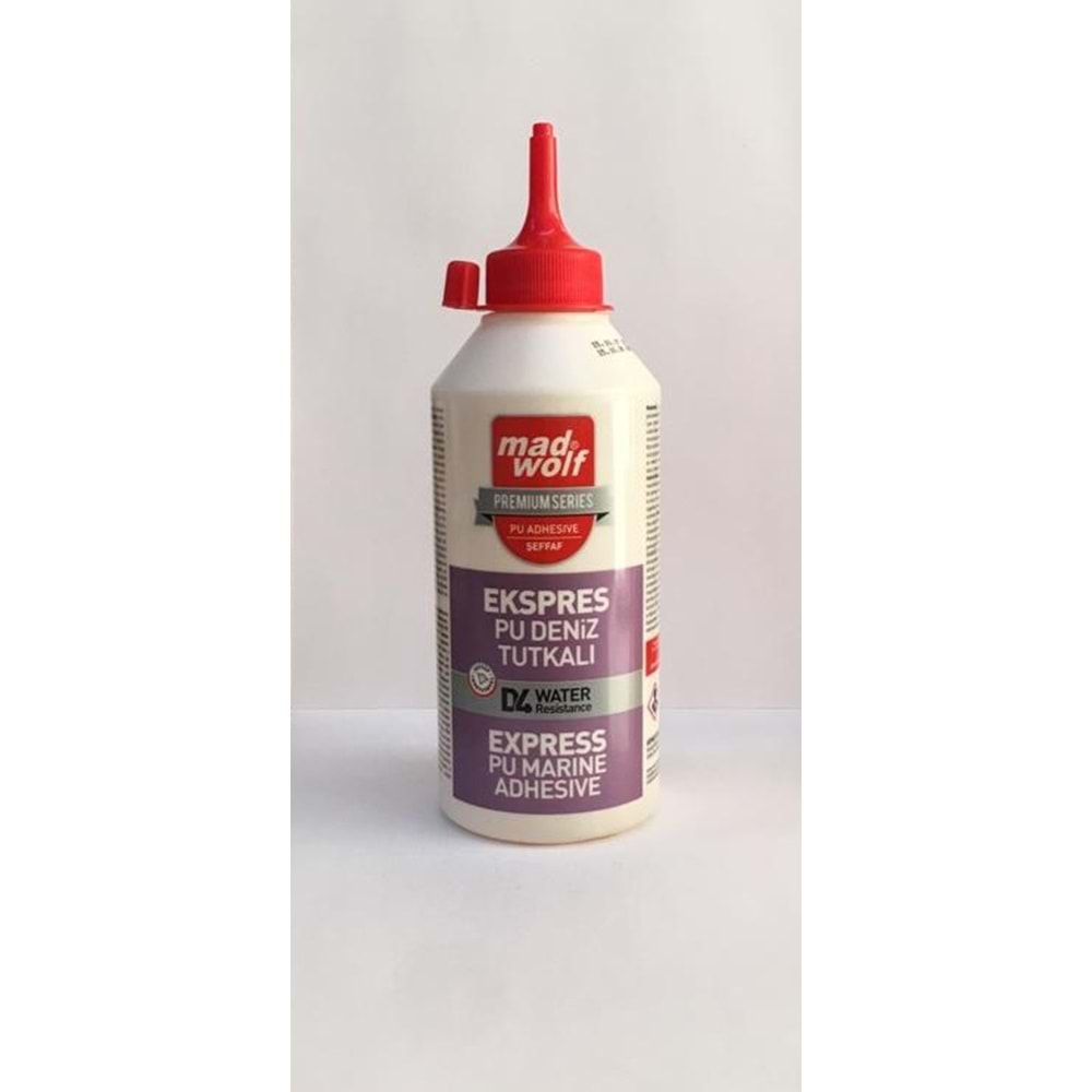 DENİZ TUTKALI ŞEFFAF MAD WOLF D4 500ML/560 GR