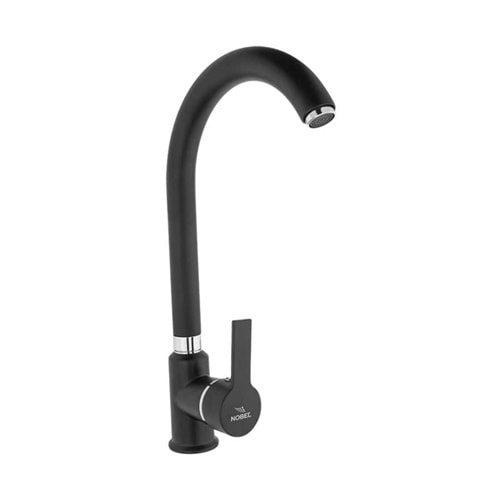 MASSİMO MIX KUĞU EVYE BATARYA SİYAH/KROM 40 MM