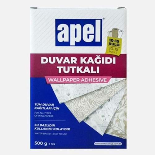 DUVAR KAĞIDI TUTKALI APEL 500 GR