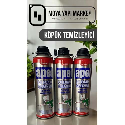 KÖPÜK TEMİZLEYİCİ SPREY APEL TA300 500 ML