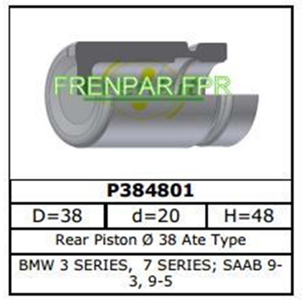 Fren Kaliper Pistonu Arka Bmw E36, E30, E32