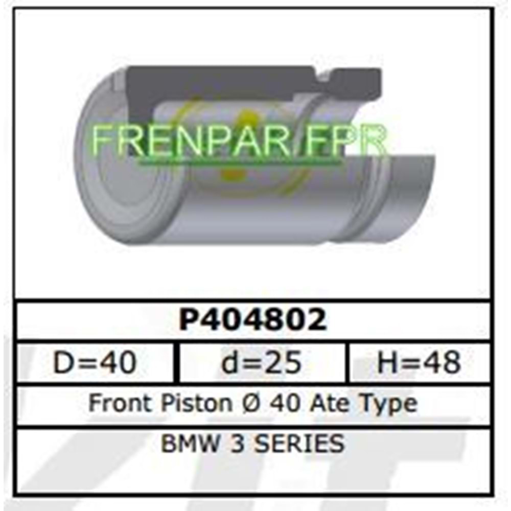 Fren Kaliper Pistonu Arka Bmw E36, E46, E34, E32