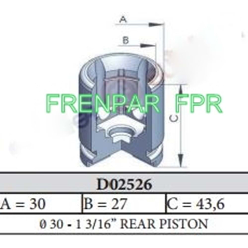 Fren Kaliper Pistonu Arka Honda, Rover