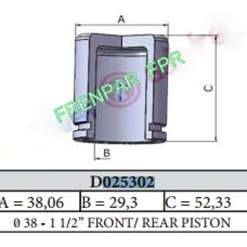 Fren Kaliper Pistonu Arka Honda Accord, Nissan Navara