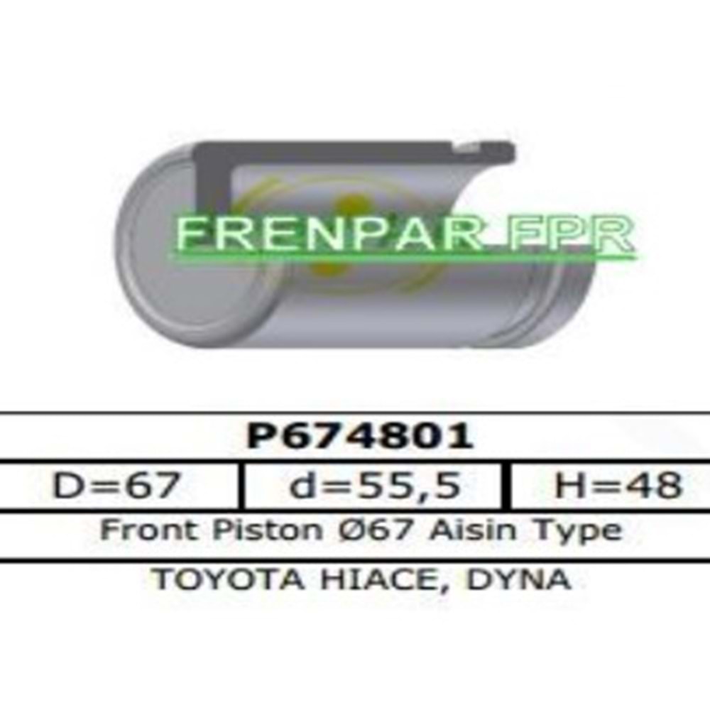 Fren Kaliper Pistonu Ön Toyota Hiace