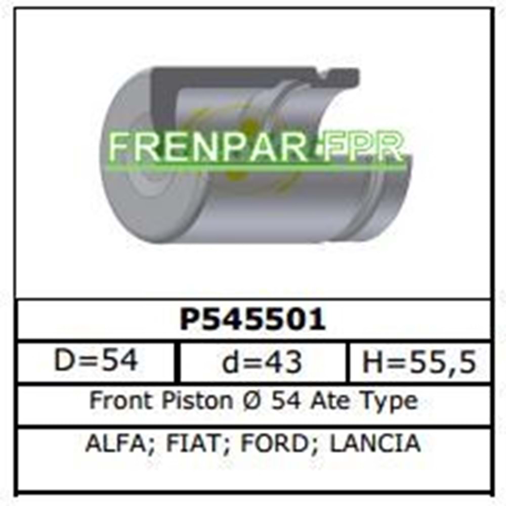Fren Kaliper Pistonu Ön Alfa Romeo, Fiat, Ford