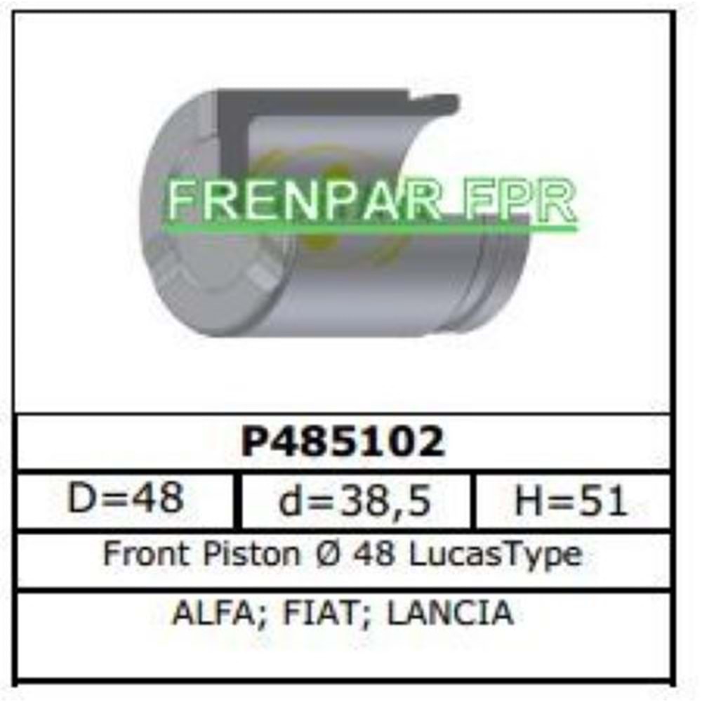 Fren Kaliper Pistonu Fiat, Tempra, Tipo, Uno Ön