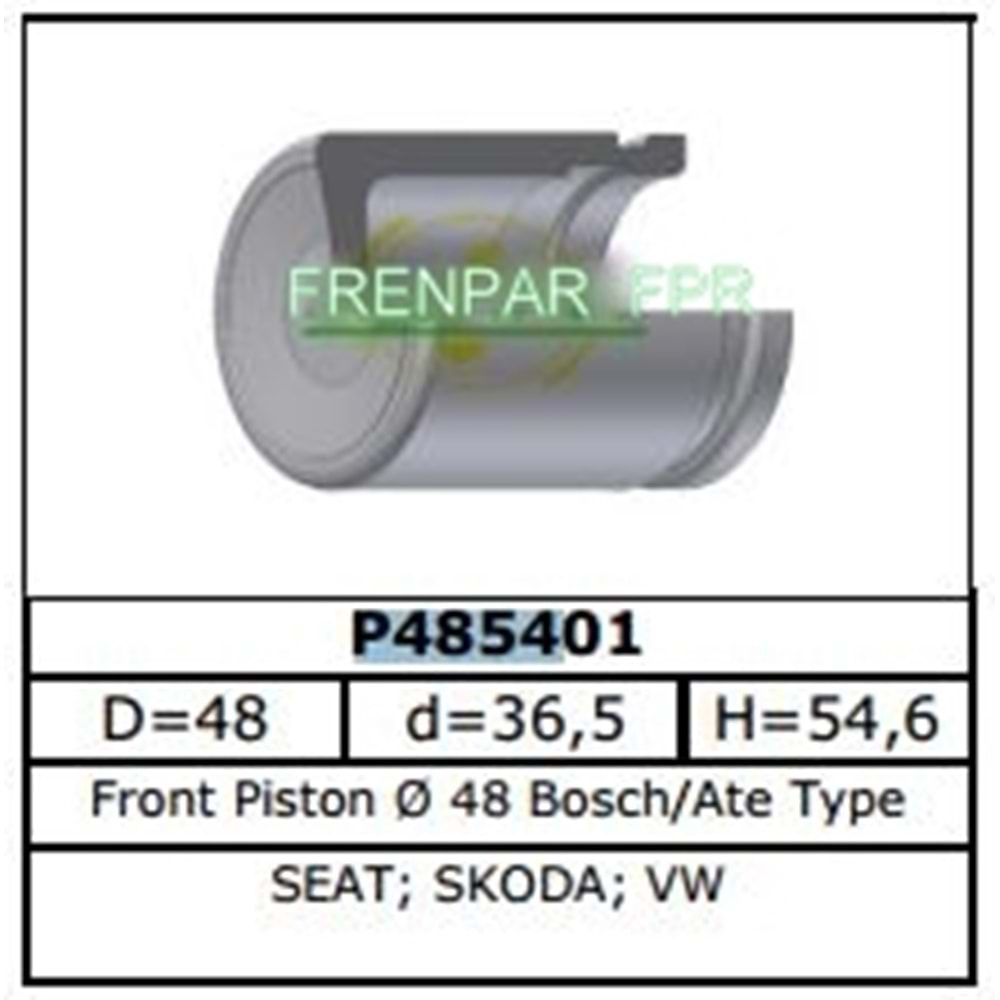 Fren Kaliper Pistonu Ön Vw, Skoda, Seat
