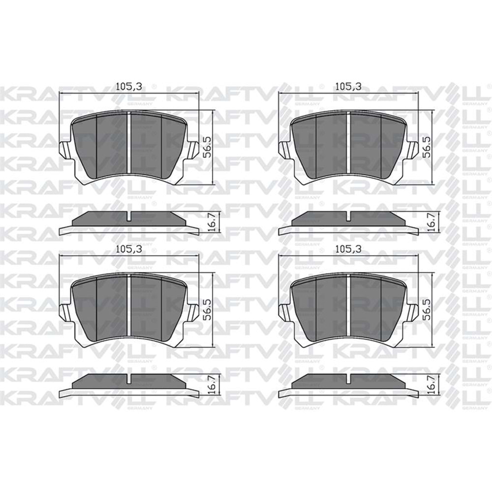 Disk Balata Vw Tiguan, Skoda Süper B, Audi Arka