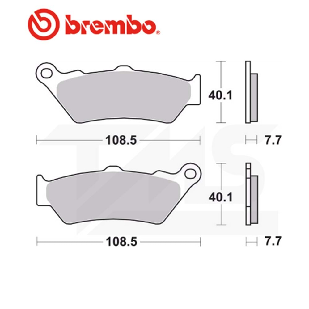 BREMBO SİNTERLİ BALATA ÖN BMW F 650 GS 08-12, F 800 GS 08-20, F 850 GS ADVENTURE 18-22