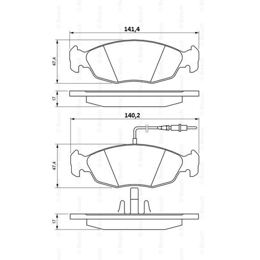 Disk Balata Peugeot 106 I, II, 306, Saxo, X-Sara Ön - SYF