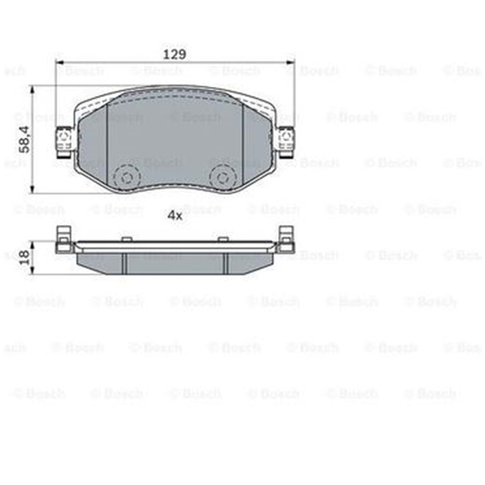 Disk Balata Renault Megane IV Ön - Bosch