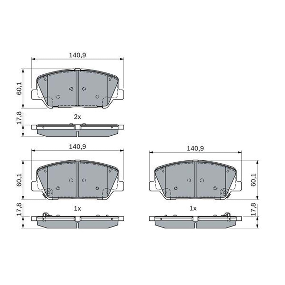 Disk Balata Hyundai İ30, Kia Ceed - Bosch