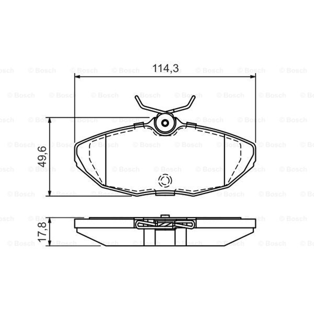 Disk Balata Jaguar S-Type Arka - Bosch