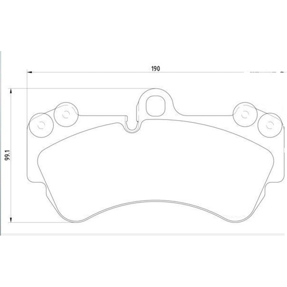 Disk Balata Vw Touareg, Porsche Cayenne Ön - Bosch