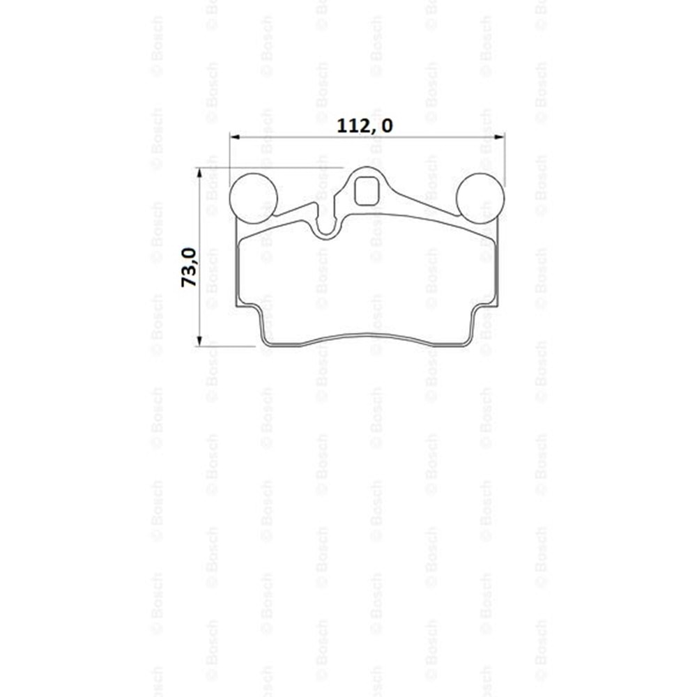 Disk Balata Vw Touareg, Audi Q7, Porsche Cayenne Arka - Bosch