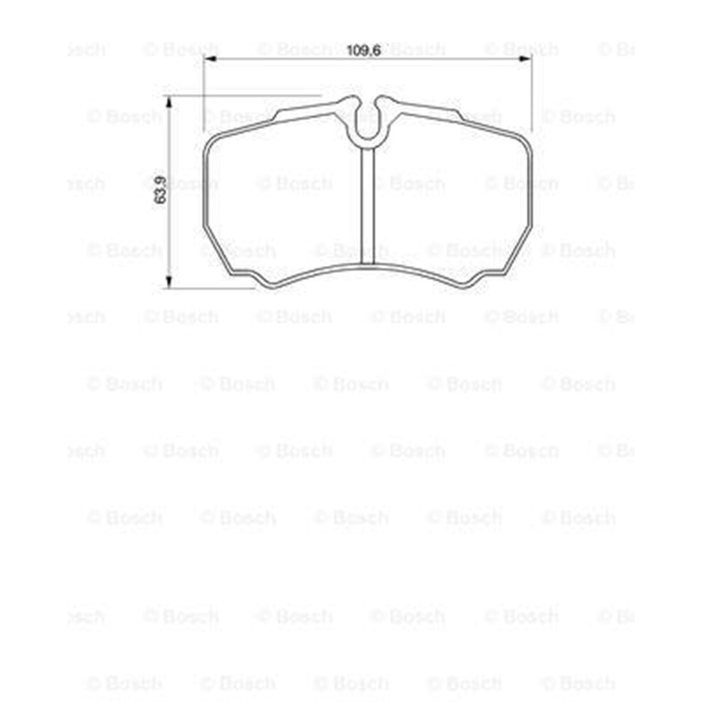 Disk Balata Ford Transit, İveco Daily III Arka - Bosch