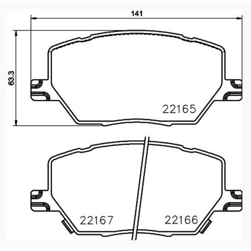 Disk Balata Fiat 500X 1.4, Jeep Renegade Ön - Bosch