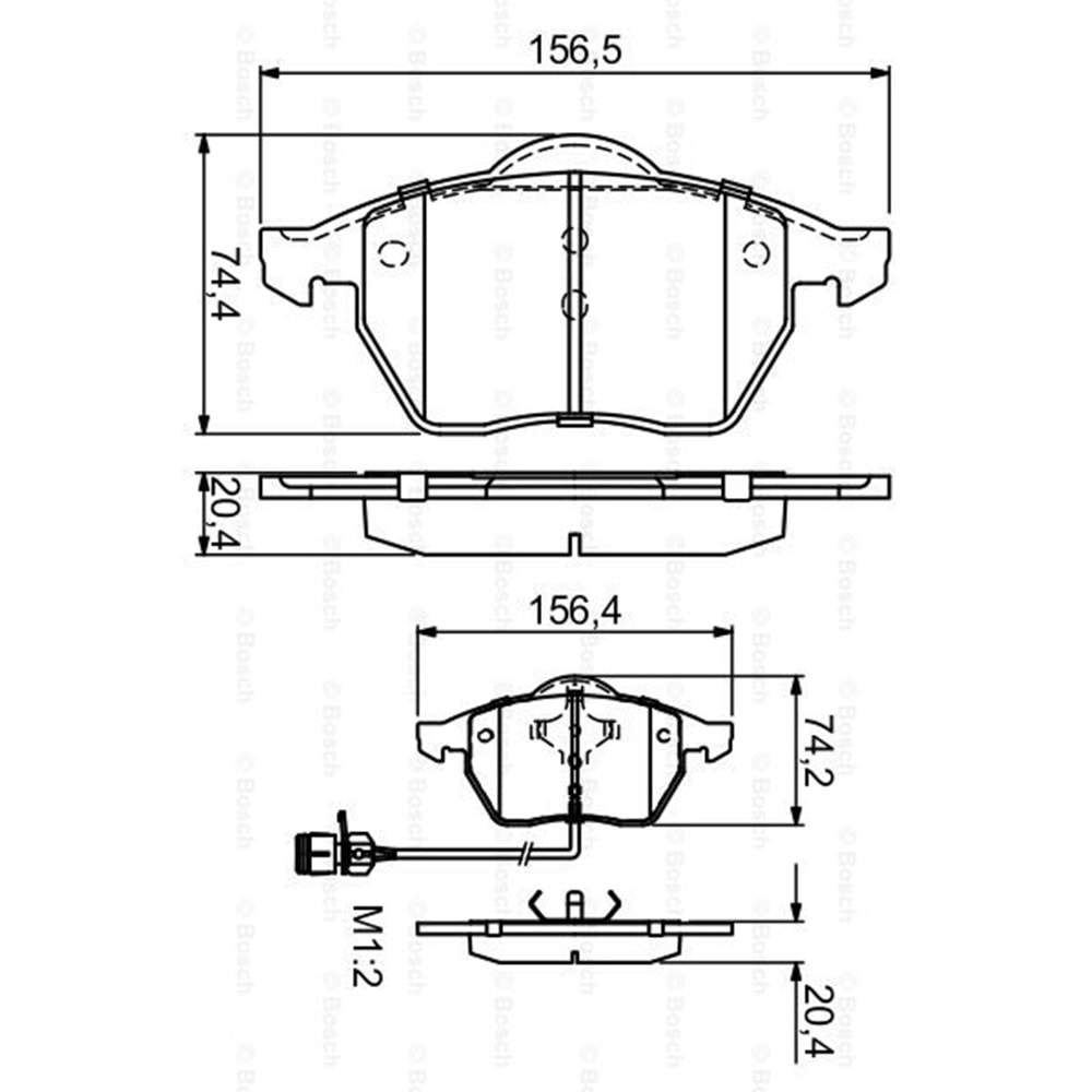 Disk Balata Vw Audi A6 Ön - Bosch