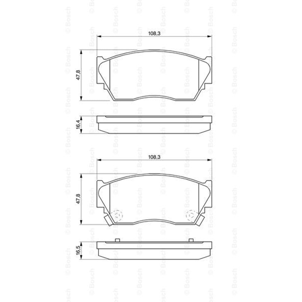 Disk Balata Nissan Sunny Ön - Bosch