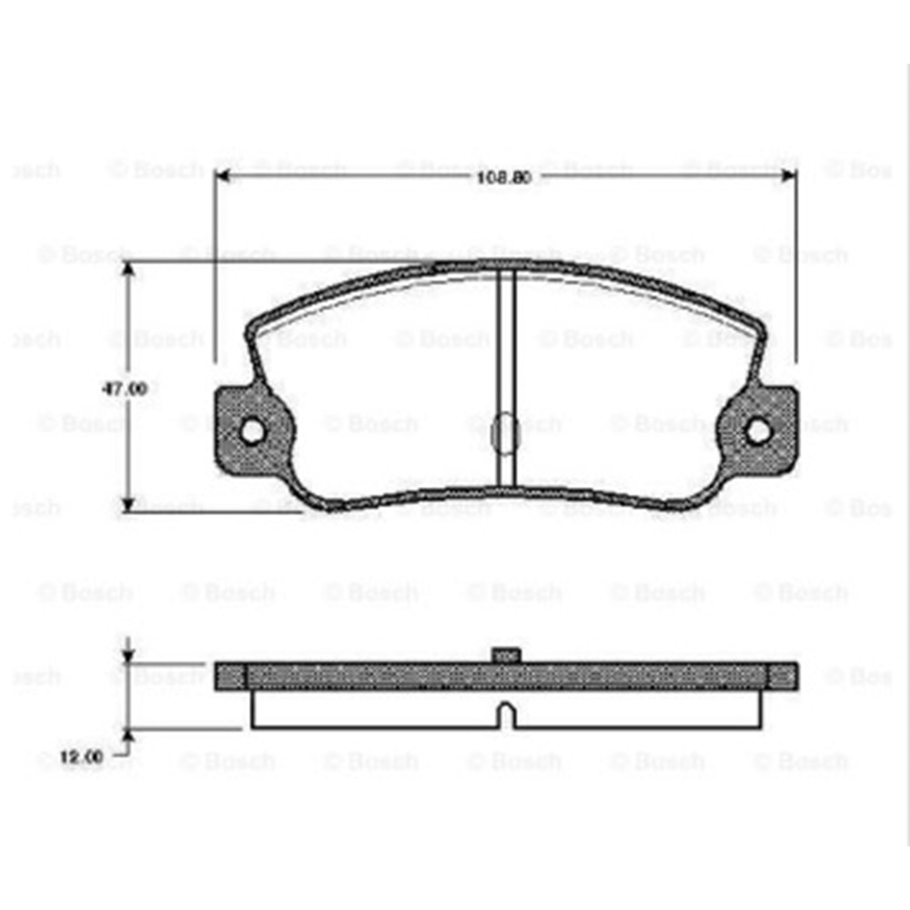 Disk Balata Fiat Tempra 2,0 Arka - Bosch