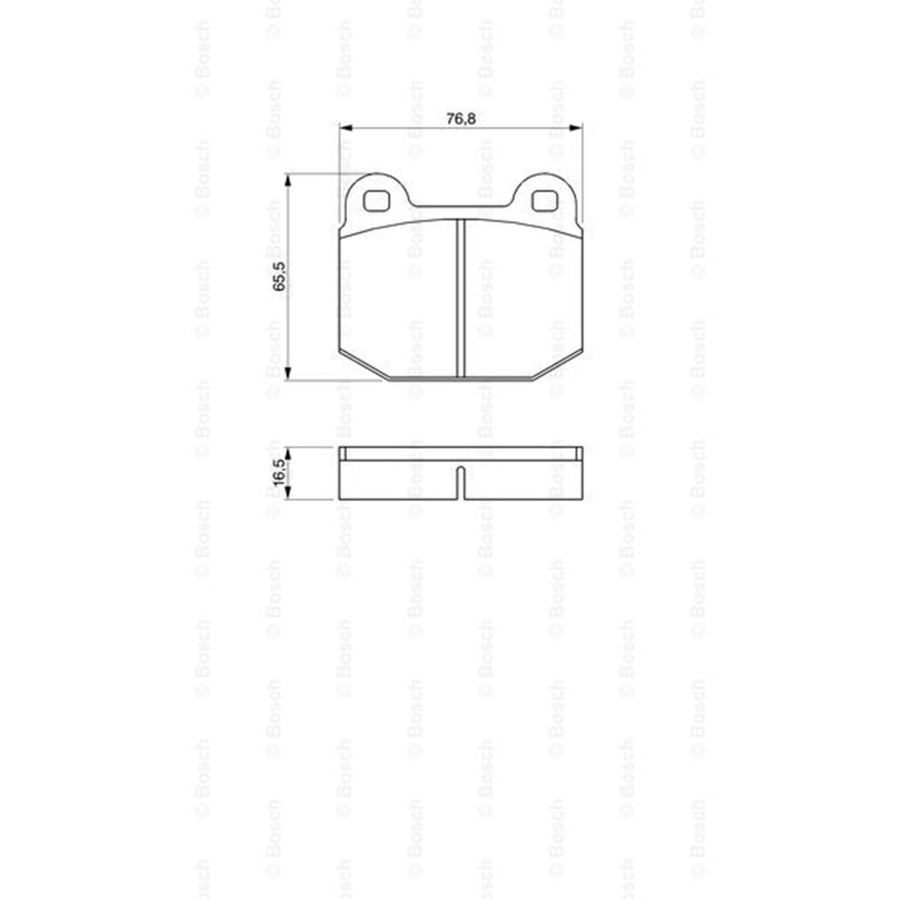 Disk Balata Fiat Alfa 75, Opel, Bmw Ön - Bosch