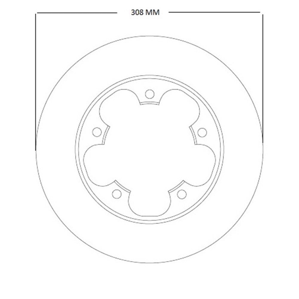 Fren Diski Ford Transit V363 Arka - 308 MM - Bosch