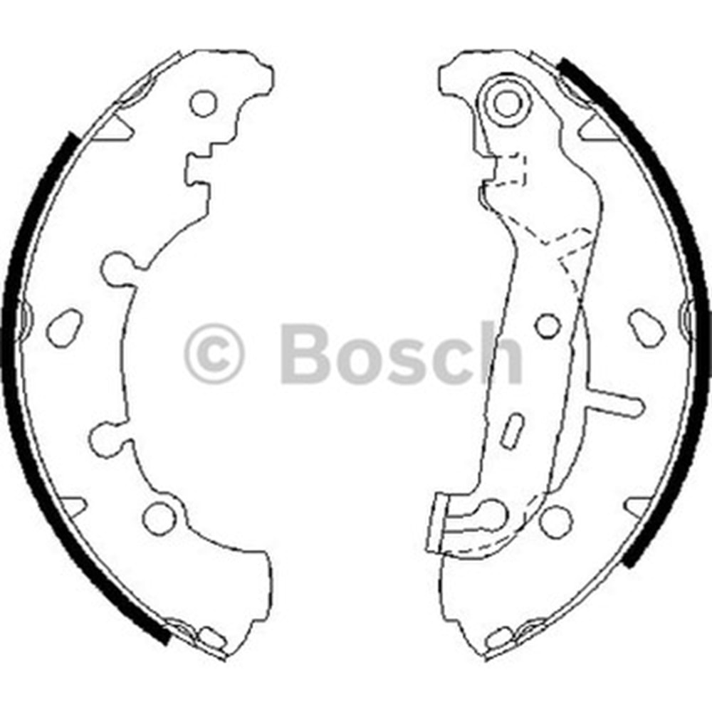 KampAna Balata Ford Fiesta IV, Fiesta V, Fision, Ka, Mazda 2 Arka - Bosch