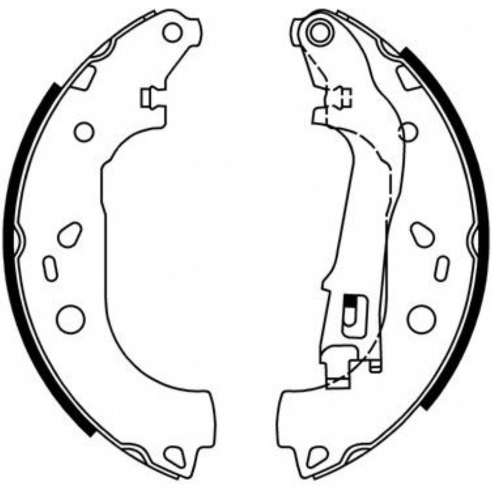 KampAna Balata Fiat Doblo Cargo, Fiorino, Opel Combo - Bosch