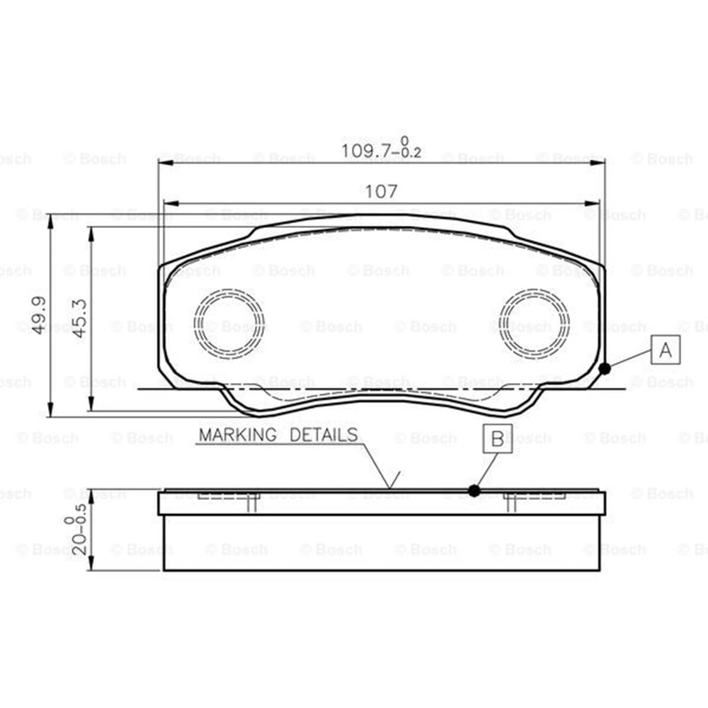 Disk Balata Fiat Ducato, Peugeot Boxer, Citroen Jumper Arka - Bosch