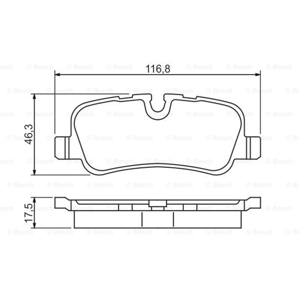 Disk Balata Land Rover, Range Rover, Discovery Arka - BOSH