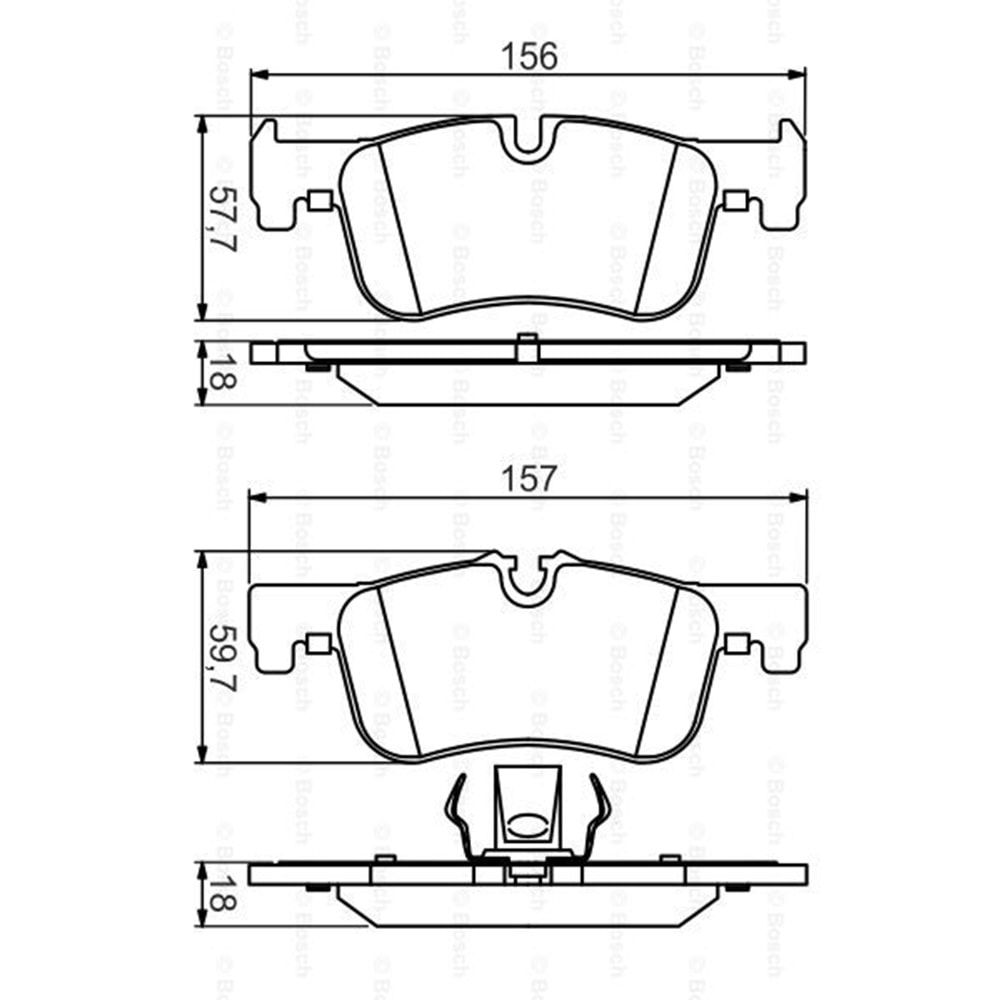 Disk Balata Bmw 1 Serisi F20-F21 Ön - Bosch