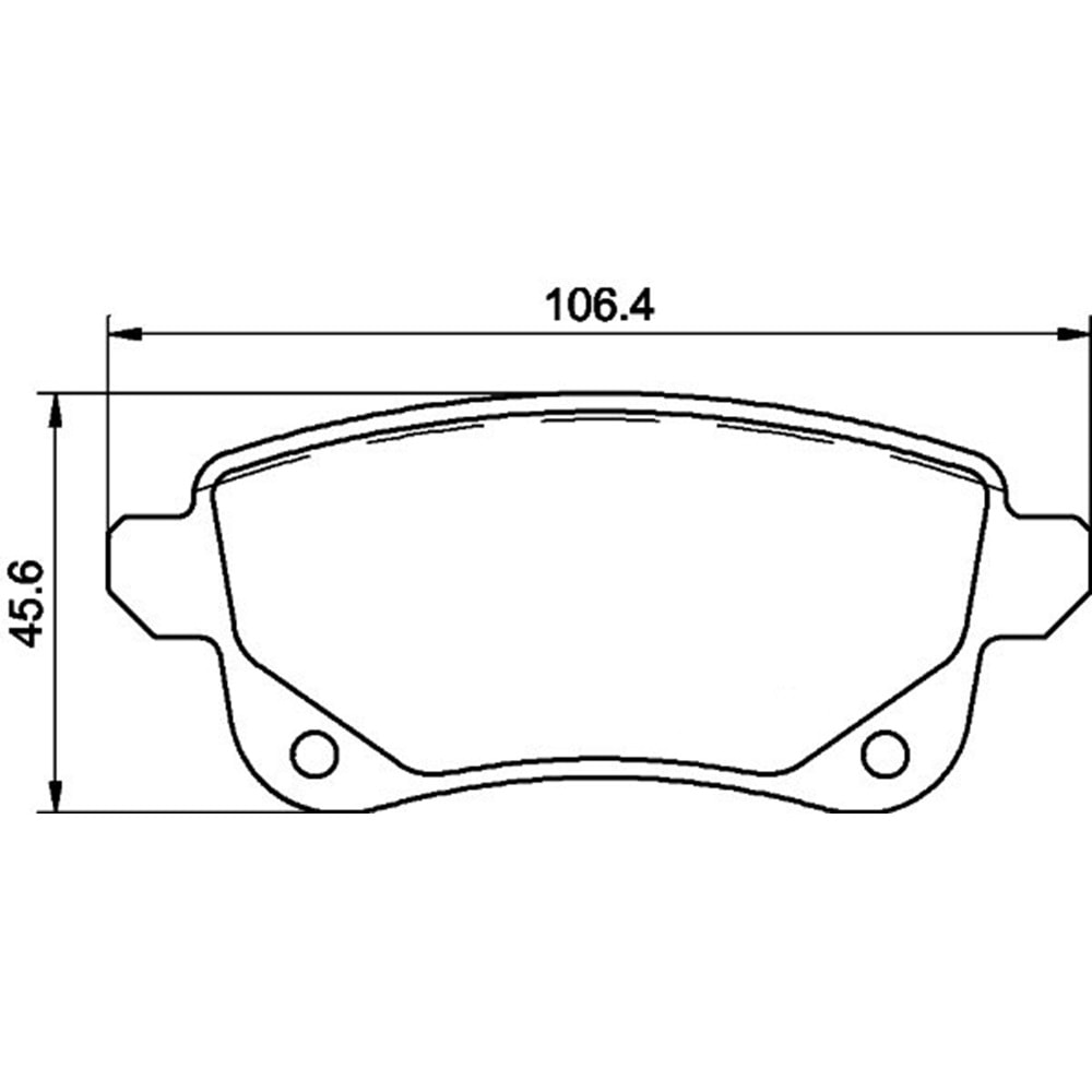 Disk Balata Renault Talisman, Megane IV Arka - Bosch