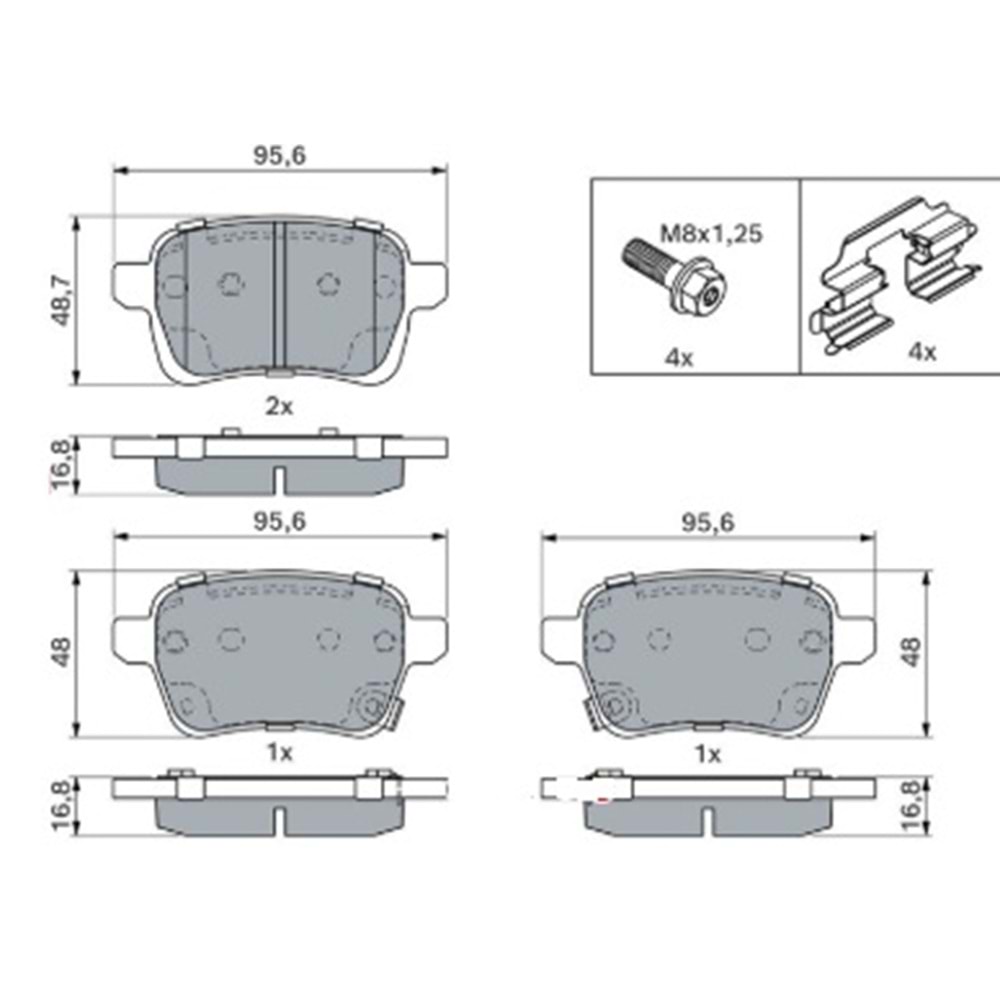 Disk Balata Opel Corsa E, Adam Arka
