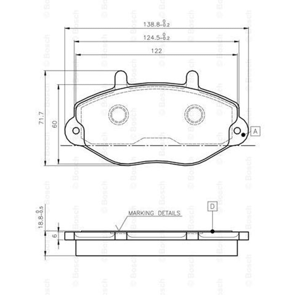 Disk Balata Ford Transit T15 Ön - Bosch