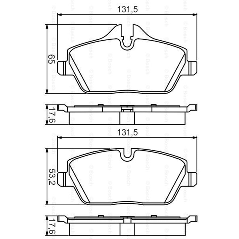 Disk Balata Bmw, minİ Clubman, Clubman Ön - Bosch